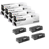 Compatible Samsung ML-3312ND (MLT-D205L) Toner Cartridge Black 4 Pack