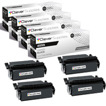 Compatible Lexmark Optra 4059 (1382925) Toner Cartridge Black 4 Pack