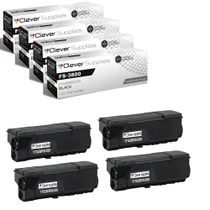 Compatible Kyocera-Mita FS-1800 (1T02BR0US0) Toner Cartridge Black 4 Pack