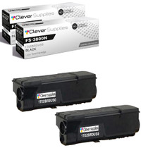 Compatible Kyocera-Mita FS-1800 (1T02BR0US0) Toner Cartridge Black 2 Pack