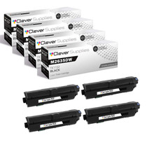 Compatible Kyocera-Mita M2635dw (TK1152) Toner Cartridge Black 4 Pack