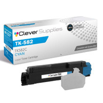 Compatible Kyocera-Mita TK-582 (TK582C) Toner Cartridge Cyan