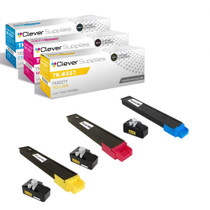 Compatible Kyocera-Mita TK-8327 (TK8327C, TK8327M, TK8327Y) Toner Cartridge 3 Color Set