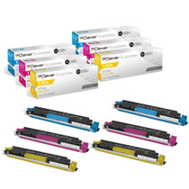 Compatible HP M177FW (CF351A CF352A CF353A) Toner Cartridge 6 Color Set