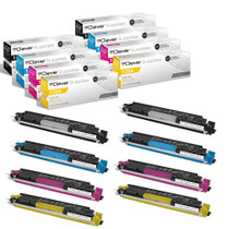 Compatible HP PRO 100 COLOR M175N (CE310A CE311A CE312A CE313A) Toner Cartridge 8 Color Set