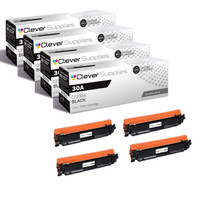 Compatible HP 30A (CF230A CF230X) Toner Cartridge 4 Black