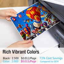 Compatible HP 1600 (Q6000A) Toner Cartridge 5 Color Set