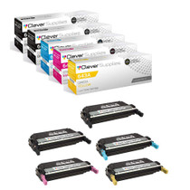 Compatible HP 4710 (Q5950A Q5951A Q5952A Q5953A) Toner Cartridge 5 Color Set