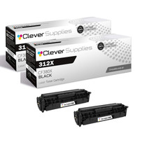 Compatible HP 312X (CF380X CF380A) Toner Cartridge 2 Black