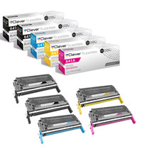 Compatible HP 4650 (C9720A) Toner Cartridge 5 Color Set