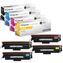 Compatible HP 4201dwe (W2100A, W2101A, W2103A, W2102A) Toner Cartridge 4 Color Set