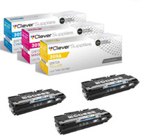 Compatible HP 3550 (Q2671A Q2672A Q2673A) Toner Cartridge 3 Color Set