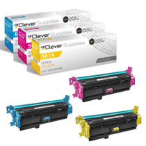 Compatible HP M570dn (CE400A CE401A CE402A CE403A) Toner Cartridge 3 Color Set