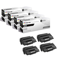 Compatible HP 55X (CE255X CE255A) Toner Cartridge 4 Black
