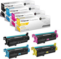 Compatible HP 507X (CE400X CE401A CE402A CE403A) Toner Cartridge Cyan