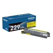 Brother TN229XXLY Yellow Super High-yield Genuine OEM Toner Cartridge - 4,000 pages
