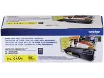 Brother TN339Y Super HIgh-yield Yellow Genuine OEM Toner Cartridge - 6,000 pages