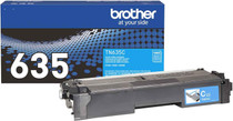 Brother TN635C Cyan Genuine OEM Toner Cartridge - 1,800 pages