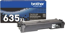 Brother TN635XLBK High Yield Black Genuine OEM Toner Cartridge - 5,500 pages