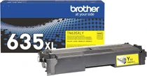 Brother TN635XLY High Yield Yellow Genuine OEM Toner Cartridge - 4,500 pages