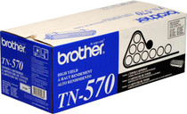 Brother TN570BK Black Genuine OEM Toner Cartridge - 6,700 pages