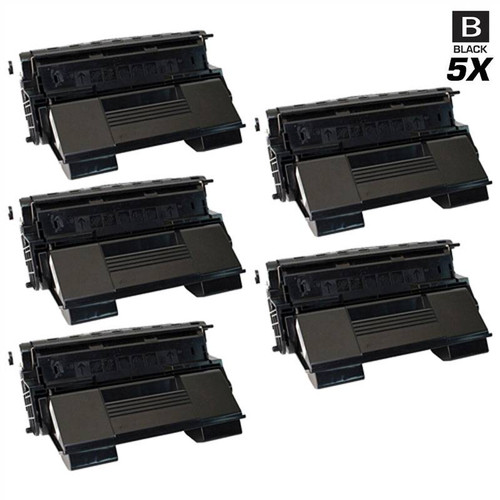 Compatible Xerox 113R00657 Premium Quality Laser Toner Cartridges High Yield Black 5 Pack