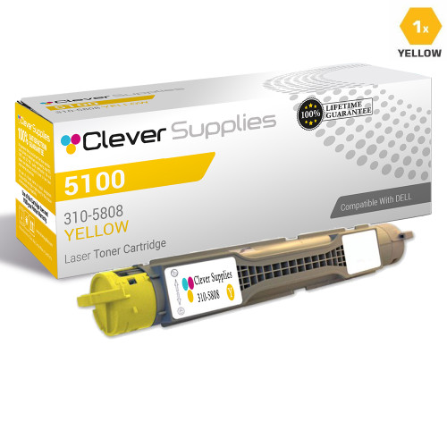Compatible Dell 310-5808 Toner Cartridge High Yield Yellow