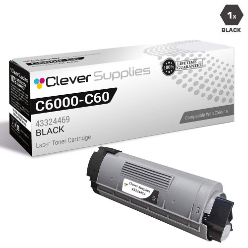 Compatible Okidata 43324469 Laser Toner Cartridge Black