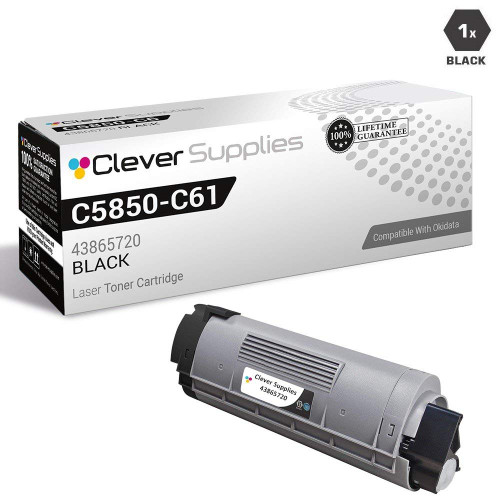 Compatible Okidata 43865720 Laser Toner Cartridge Black