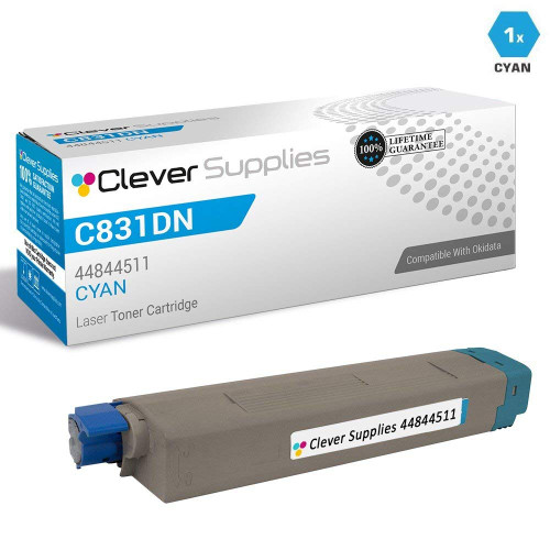 Compatible Okidata 44844511 Laser Toner Cartridge Cyan