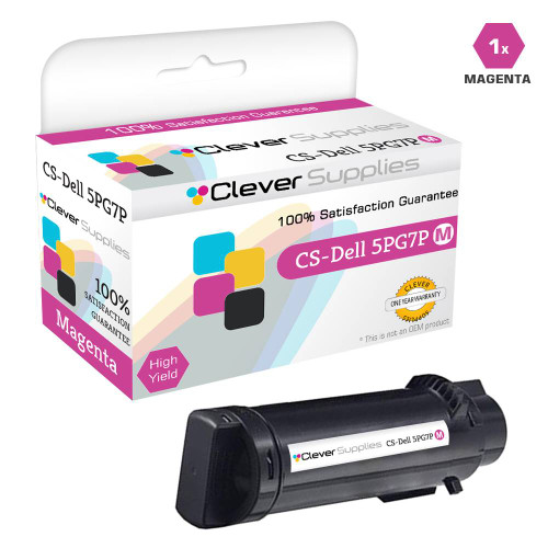 Compatible Dell 5PG7P Laser Toner Cartridge High Yield Magenta