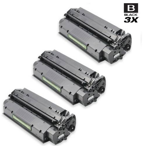 CS Compatible Replacement for HP C7115A Toner Cartridge Black 3 Pack/ HP 15A Toner