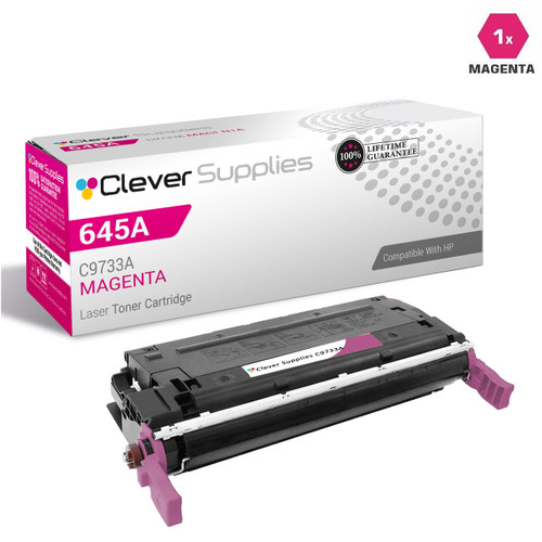 CS Compatible Replacement for HP C9733A Toner Cartridge Magenta/ HP 645A Toner