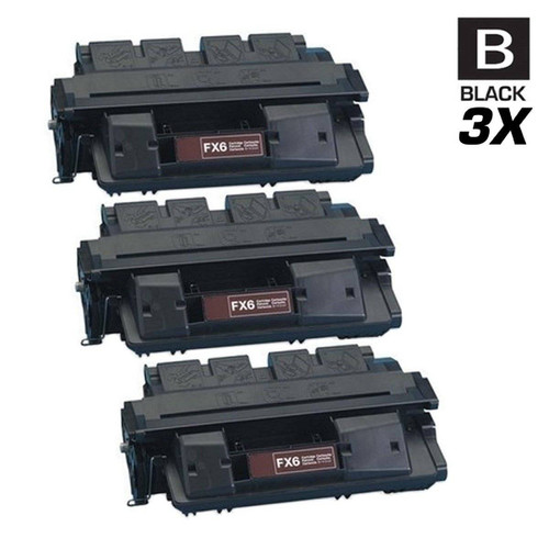 Compatible Canon FX-6 (1559A002AA) Toner Cartridges Black 3 Pack