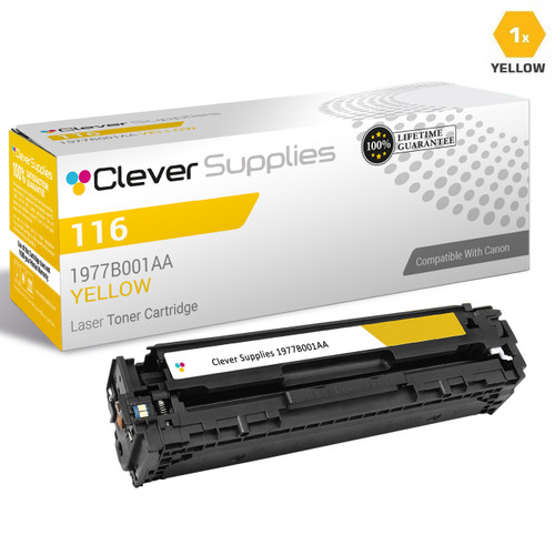 Compatible Canon 116 (1977B001AA) Toner Cartridge Yellow