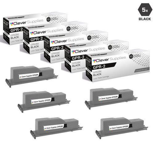 Compatible Canon GPR-2 (1388A003AA) Premium Quality Toner Cartridges Black 5 Pack