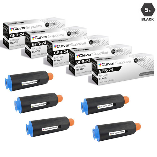 Compatible Canon GPR-24 (1872B003AA) Premium Quality Toner Cartridges Black 5 Pack