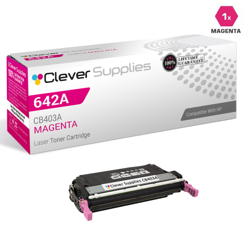 CS Compatible Replacement for HP CB403A Toner Cartridge Magenta/ HP 642A