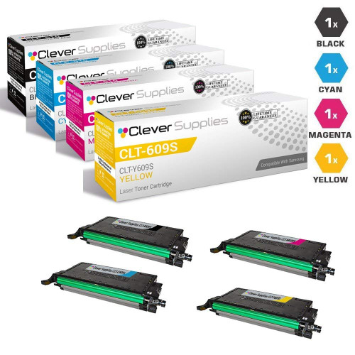 Compatible Samsung CLP-775ND Premium Quality Laser Toner Cartridges 4 Color Set