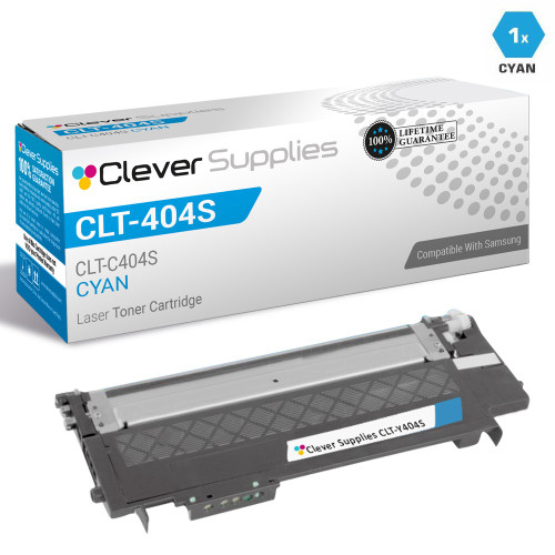 Compatible Samsung CLT-C404S Laser Toner Cartridge Cyan