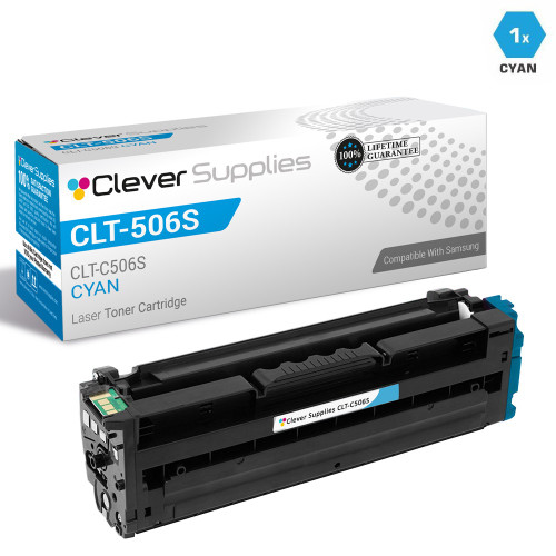 Compatible Samsung CLT-C506S Laser Toner Cartridge Cyan