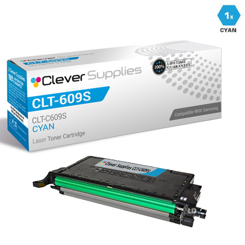 Compatible Samsung CLT-C609S Laser Toner Cartridge Cyan