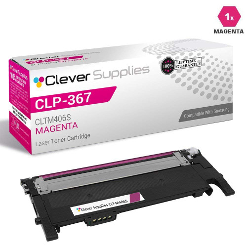 Compatible Samsung CLT-M406S Laser Toner Cartridge Magenta