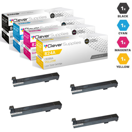 CS Compatible Replacement for HP CM6040 Color Laserjet 4 Color Set CS Compatible Replacement for HP CM6040 Color Laserjet 4 Color Set