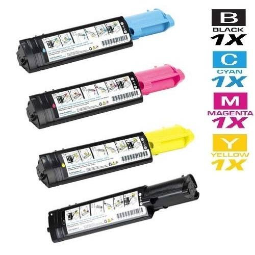 Compatible Dell 310-5726/ 310-5731/ 310-5730/ 310-5729 Toner Cartridge High Yield 4 Color Set