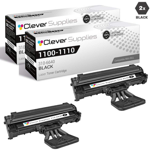 Compatible Dell 310-6640 Toner Cartridge Black 2 Pack