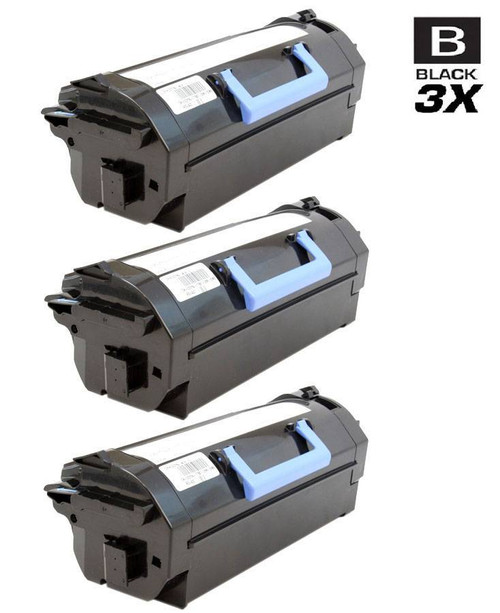 Compatible Dell 331-9795 Toner Cartridge Extra High Yield Black 3 Pack