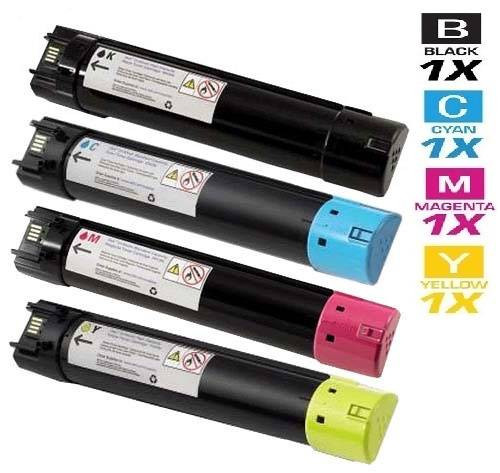 Compatible Dell 5140CDN Premium Quality Toner Cartridge High Yield 4 Color Set