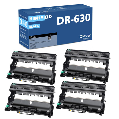 Compatible Brother DR630 Drum Unit 4 Cartridge Set