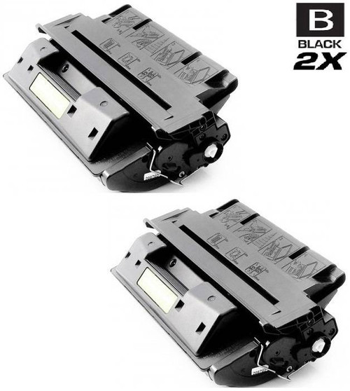 CS Compatible Replacement for HP C8061XJ Toner Cartridge Black Maximum Yield 2 Pack/ HP 61XJ Toner